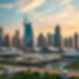 Modern skyline of Dubai showcasing AB Developers' projects