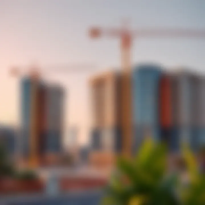 Innovative Building Technologies in Abu Dhabi Construction site featuring advanced building technologies