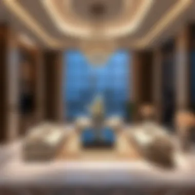 Elegance in Abu Dhabi's Luxury Real Estate Luxurious interior design of a high-end property