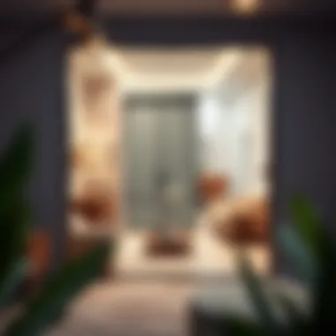 Interior of a partition rental unit highlighting design and space optimization