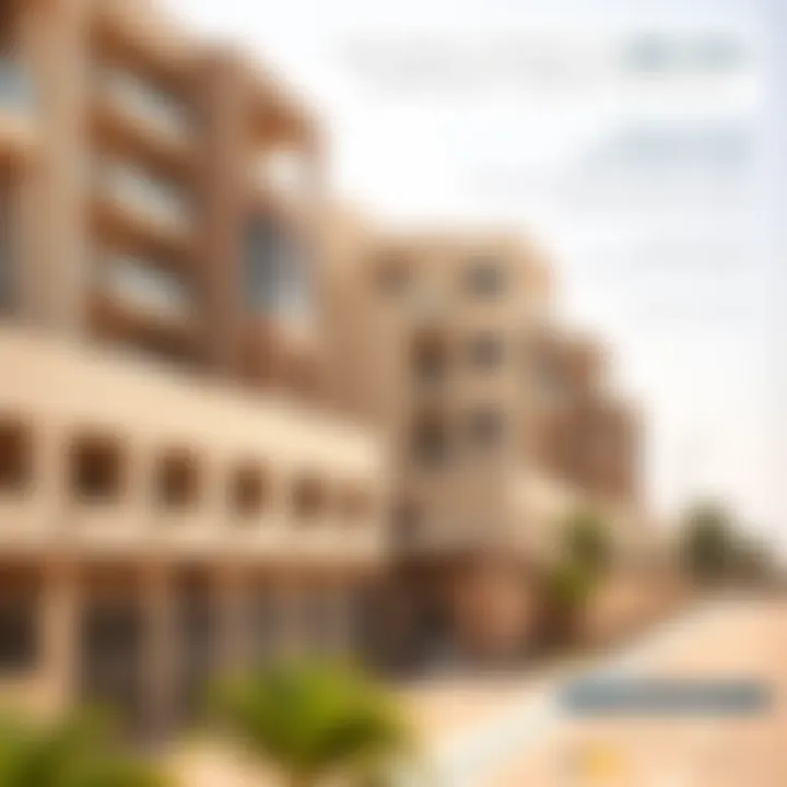 Collage of tenant demographics and the community in Abu Hail