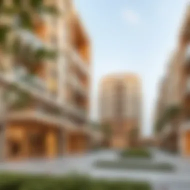 Modern architectural designs of Town Square residences