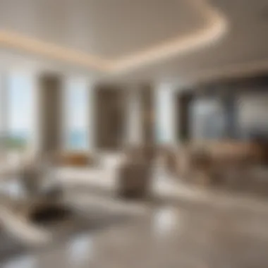 Sophisticated Interiors of Address Beachfront Living Spaces Elegant interior of a luxury apartment at Address Beachfront