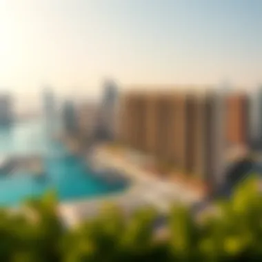 Panoramic View of Address JBR and Dubai's Skyline Panoramic view of Address JBR overlooking the Dubai skyline