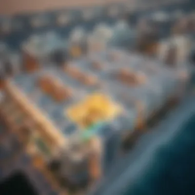 Stunning aerial view of Akoya 2 showcasing modern architecture