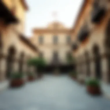 Historical architecture in Al Badaa reflecting Dubai's rich culture