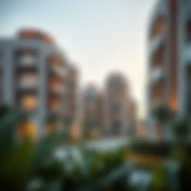 Modern residential developments in Al Badaa highlighting urban living