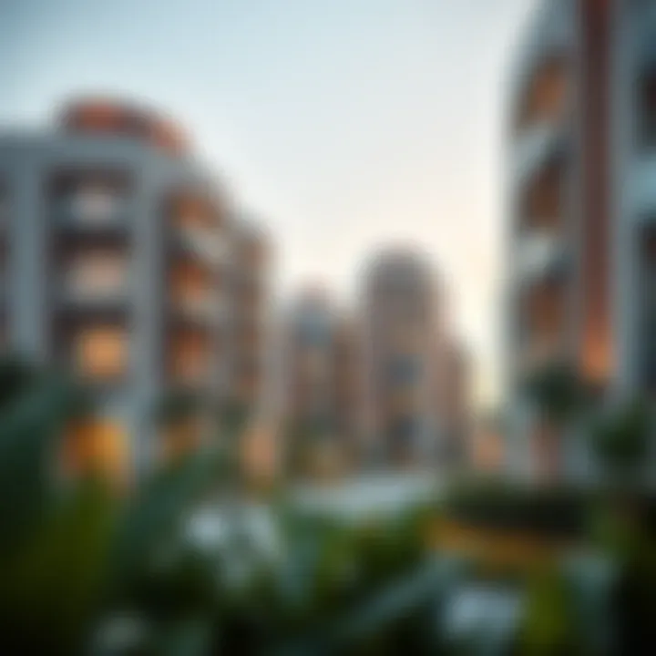 Modern residential developments in Al Badaa highlighting urban living