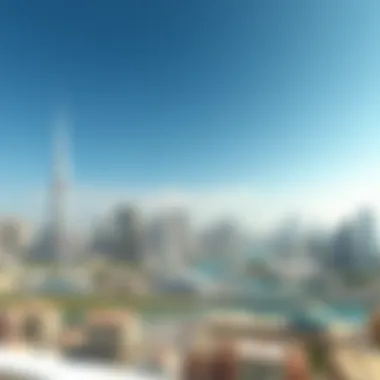 Panoramic view of Bur Dubai skyline featuring Al Ghurair Properties