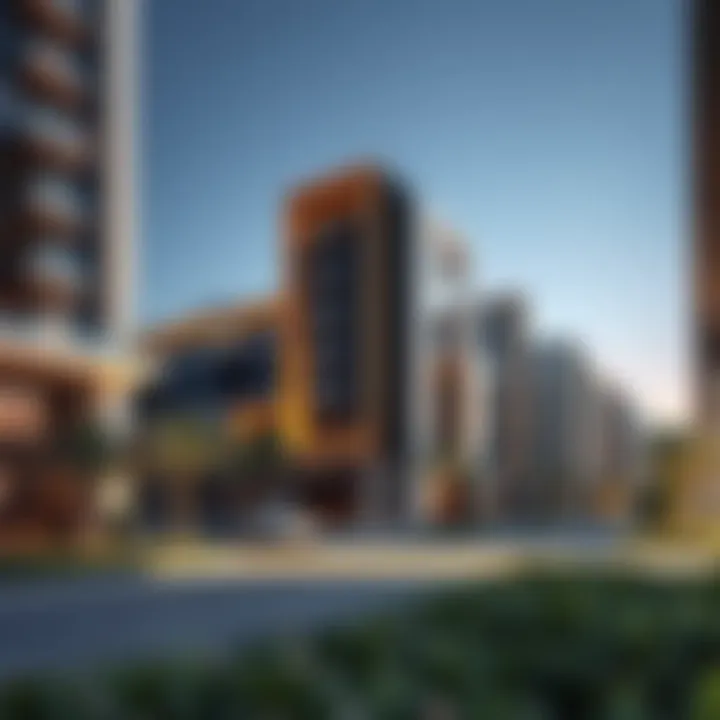 Modern architecture of Al Ghurair Properties