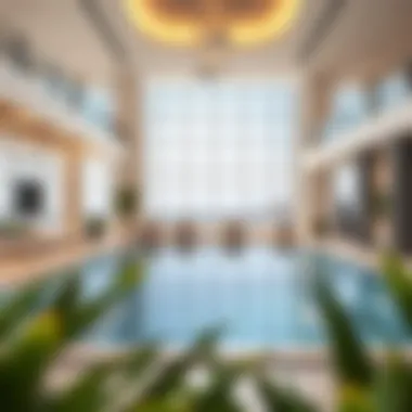 Amenities that Define Luxury Living Luxurious amenities of Al Nahda Residency including a swimming pool and fitness center