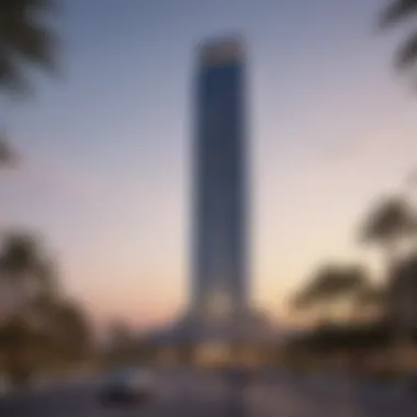 Al Rabia Tower Exterior Stunning exterior view of Al Rabia Tower showcasing modern architecture