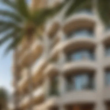 Architectural Marvel of Andaz The Palm The stunning facade of Andaz The Palm showcasing contemporary architecture