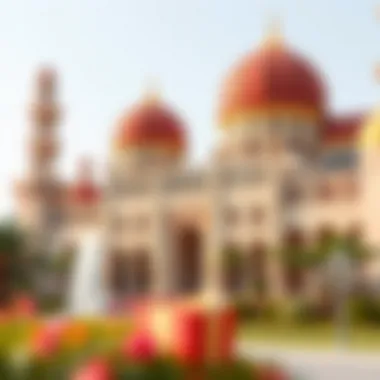 Cultural Heritage of the UAE Illustration of UAE cultural symbols