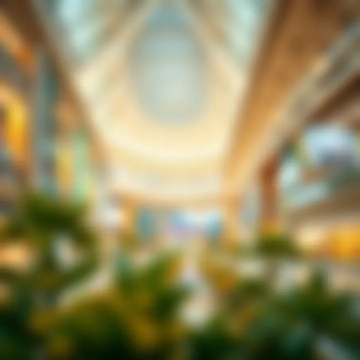 Visual representation of Barari Mall's economic influence on the area