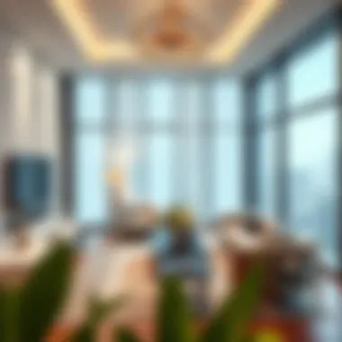 Modern interior design of a residential unit in Bloom Heights