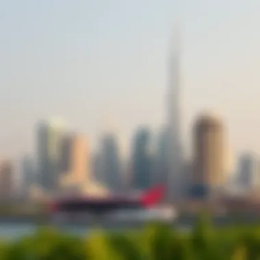 Dubai Skyline and Modern Architecture Skyline of Dubai showcasing modern architecture