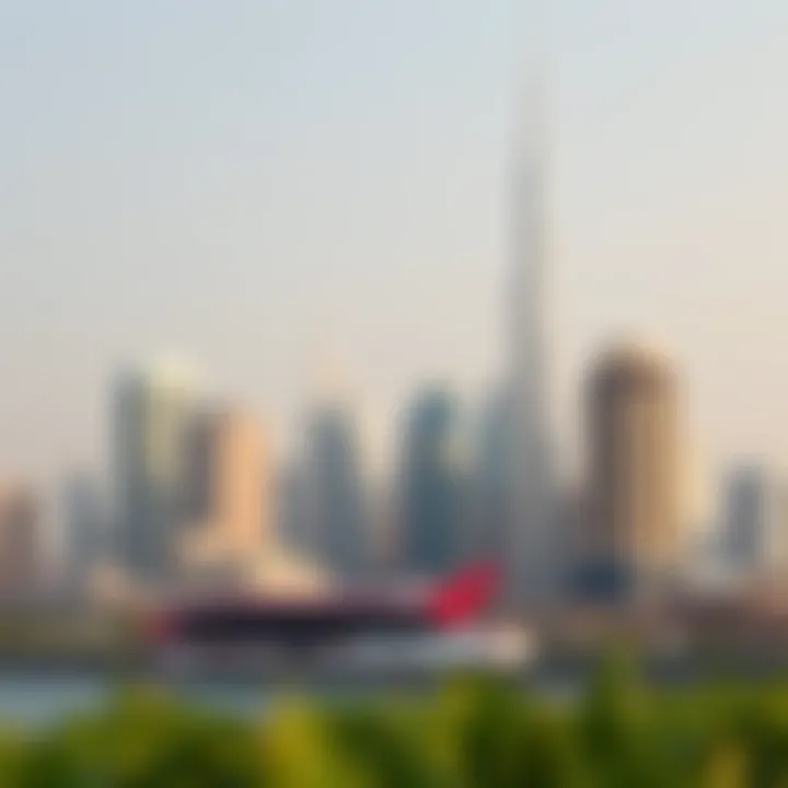 Dubai Skyline and Modern Architecture Skyline of Dubai showcasing modern architecture