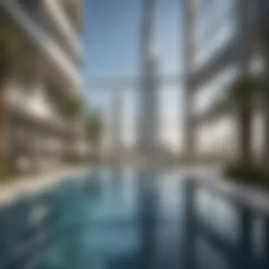 Amenities in Burj Khalifa including pool and gym