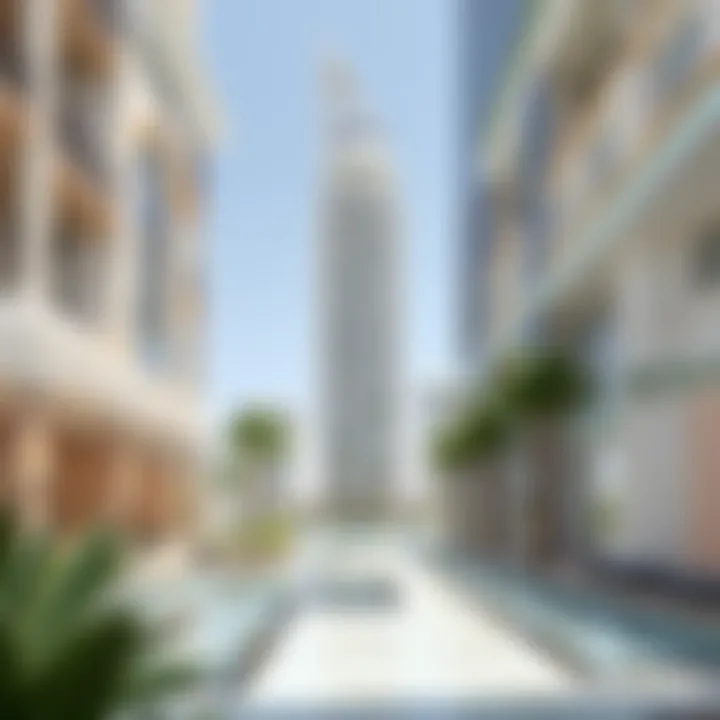 Elegant architectural details of By the Sea Tower