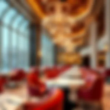 Fine dining restaurant within Caesars Palace Dubai