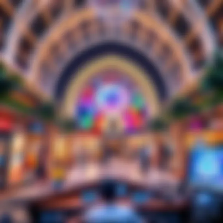 Entertainment Hub at City Mall Dubai An entertainment zone in City Mall Dubai offering various leisure activities.