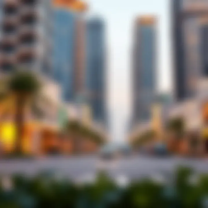 A bustling real estate market in Dubai, highlighting various properties