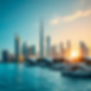 Dubai skyline showcasing real estate developments
