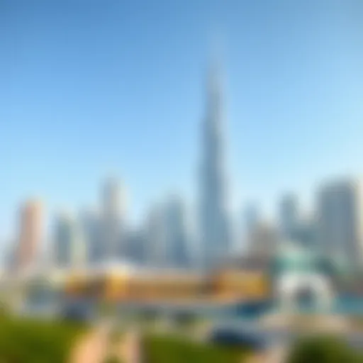 Stunning skyline view of Dubai showcasing modern architecture