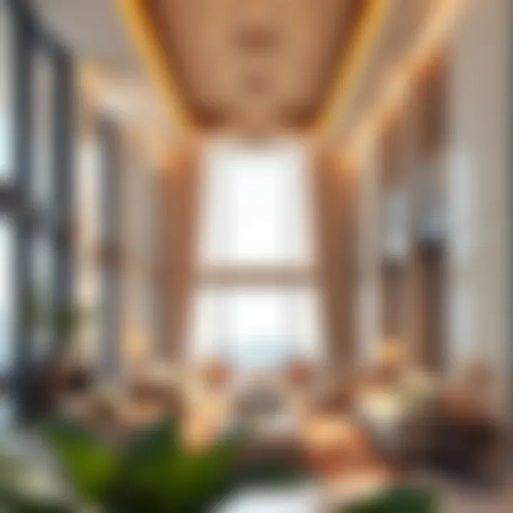 Interior view highlighting luxury amenities and modern living spaces in D1 Tower