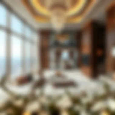 Luxurious interior design of a penthouse in Damac Towers Paramount.