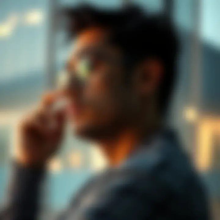 Navigating Challenges in Dewa Refund Requests An individual contemplating challenges faced during the refund process