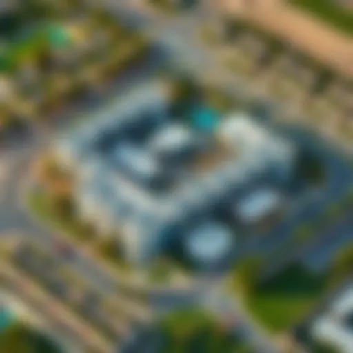 Aerial view of DIRC Al Nahda 2 showcasing its layout and surroundings