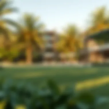 Exploring Pet-Friendly Parks in Dubai A serene dog park in Dubai with lush greenery