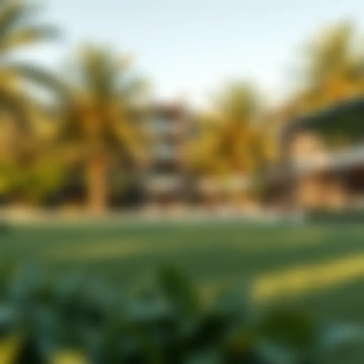 Exploring Pet-Friendly Parks in Dubai A serene dog park in Dubai with lush greenery