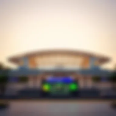 Architectural beauty of Dubai Investment Park 1 Metro Station