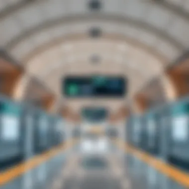 Interior view showcasing the modern facilities at the station