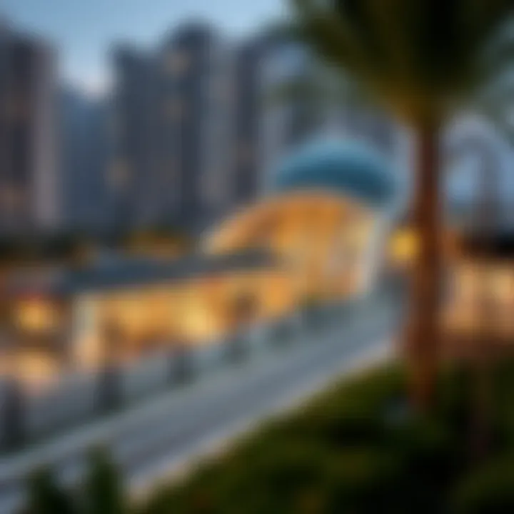 Surrounding developments enhancing connectivity near the metro station