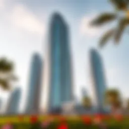 Exterior view of Dubai One Tower showcasing its unique architectural design