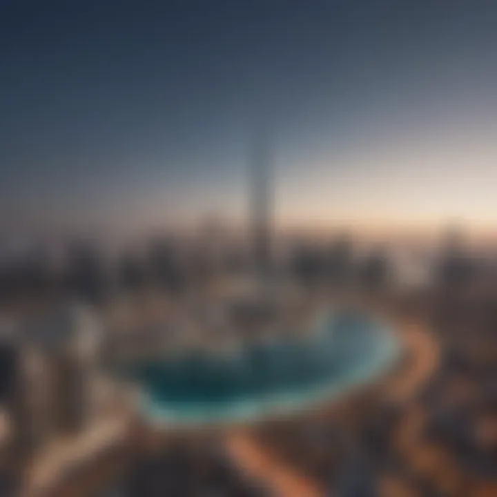 Panoramic view of Dubai's urban landscape