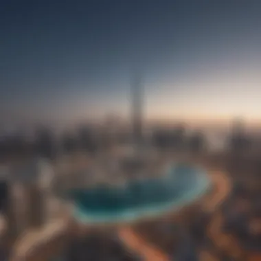Dubai's Skyline: A Blend of Tradition and Innovation Panoramic view of Dubai's urban landscape
