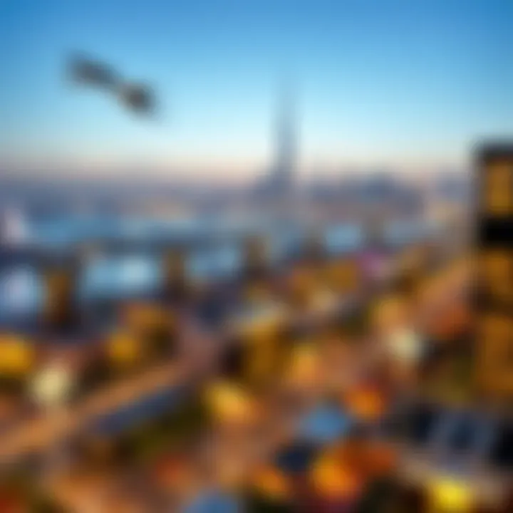 View of Deira skyline from Eagle Hotel