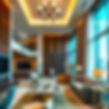 Interior spaces of Eden House highlighting modern amenities
