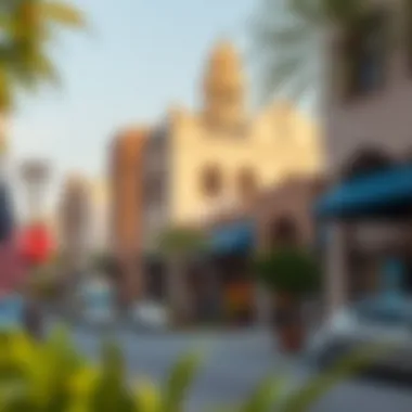 Vibrant neighborhood surrounding Eden House with local attractions