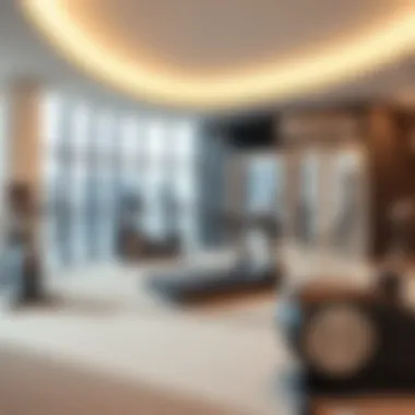 State-of-the-art fitness center equipped with advanced workout machines