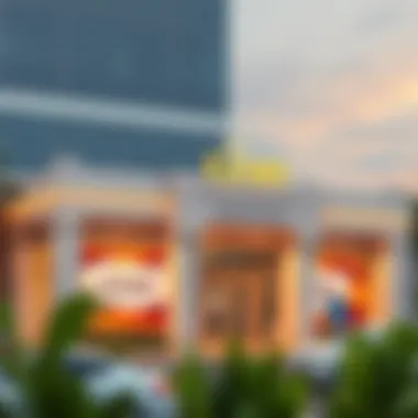 Ejari registration center exterior with signage