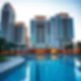 Stunning facade of Emaar Oasis showcasing modern architecture