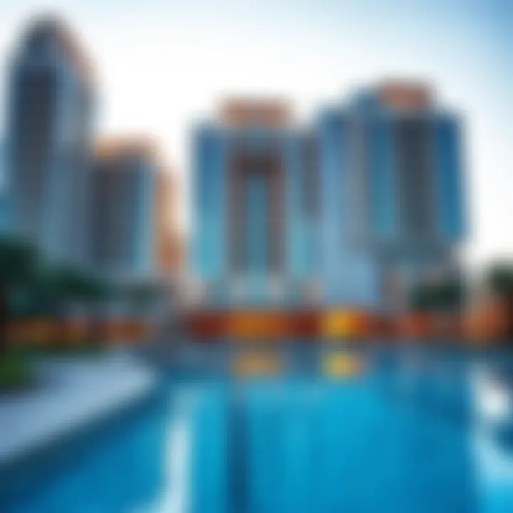 Stunning facade of Emaar Oasis showcasing modern architecture