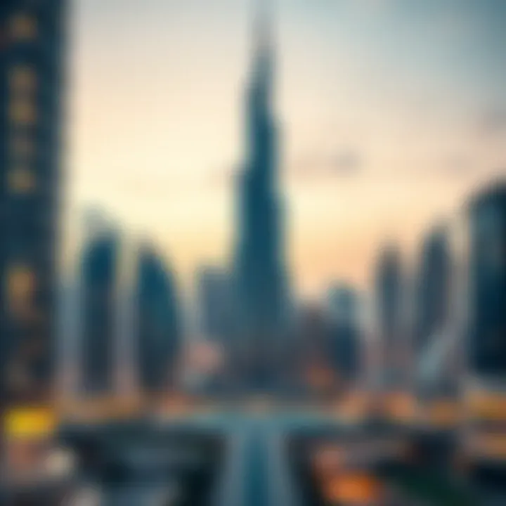 Dubai's Architectural Marvels Stunning skyline of Dubai showcasing modern architecture