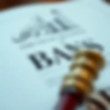 The Legal Framework of Bans A close-up of a legal document symbolizing the legislative framework of bans in the UAE.